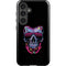 Liquid Blue Neon Skull with Glasses Galaxy S24 Impact Case